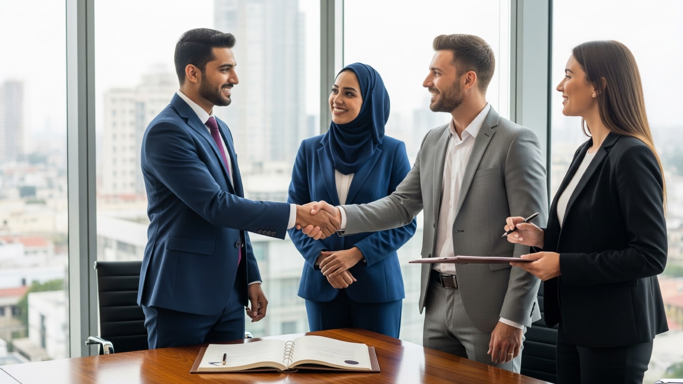 Image of Islamic Finance Agreement Signing