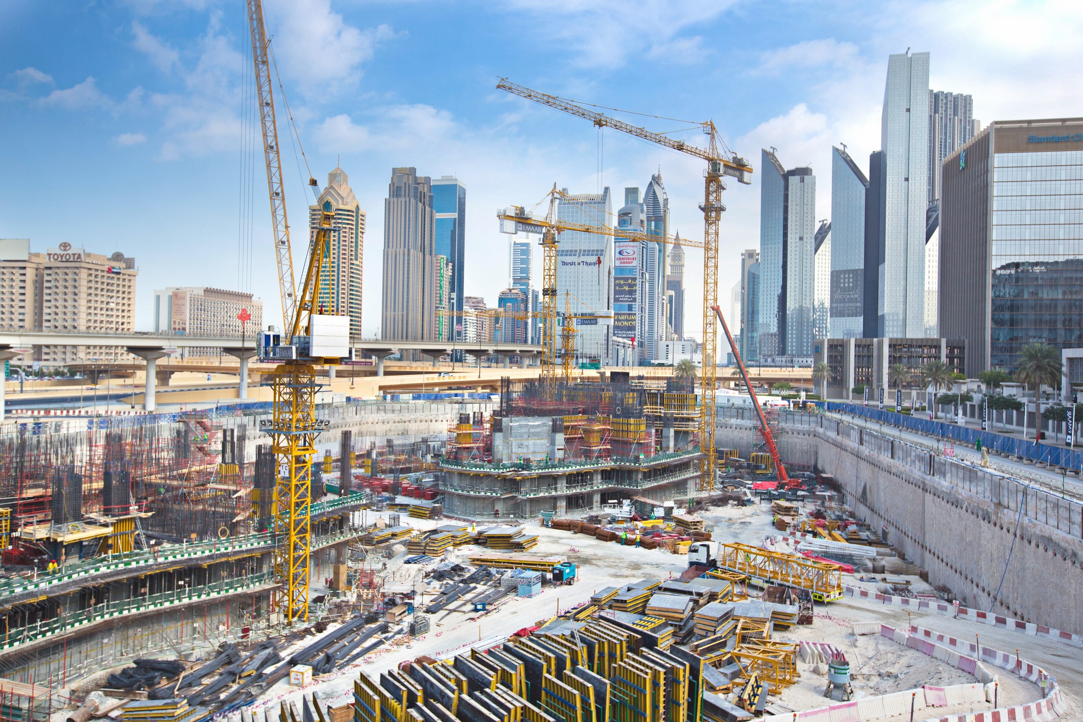 Image of New Construction in the Financial District of Dubai
