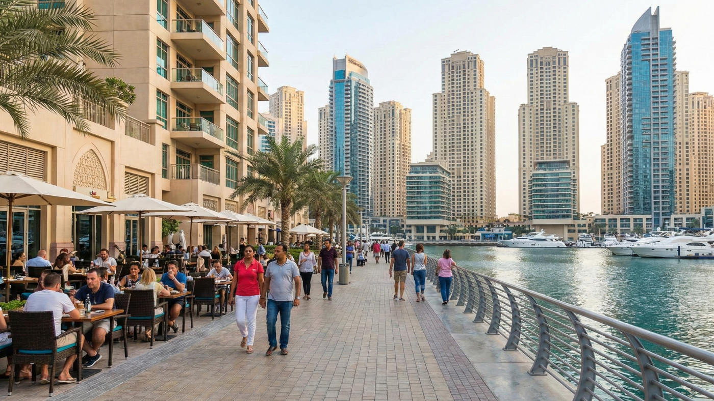 Illustrative Image of Dubai Marina