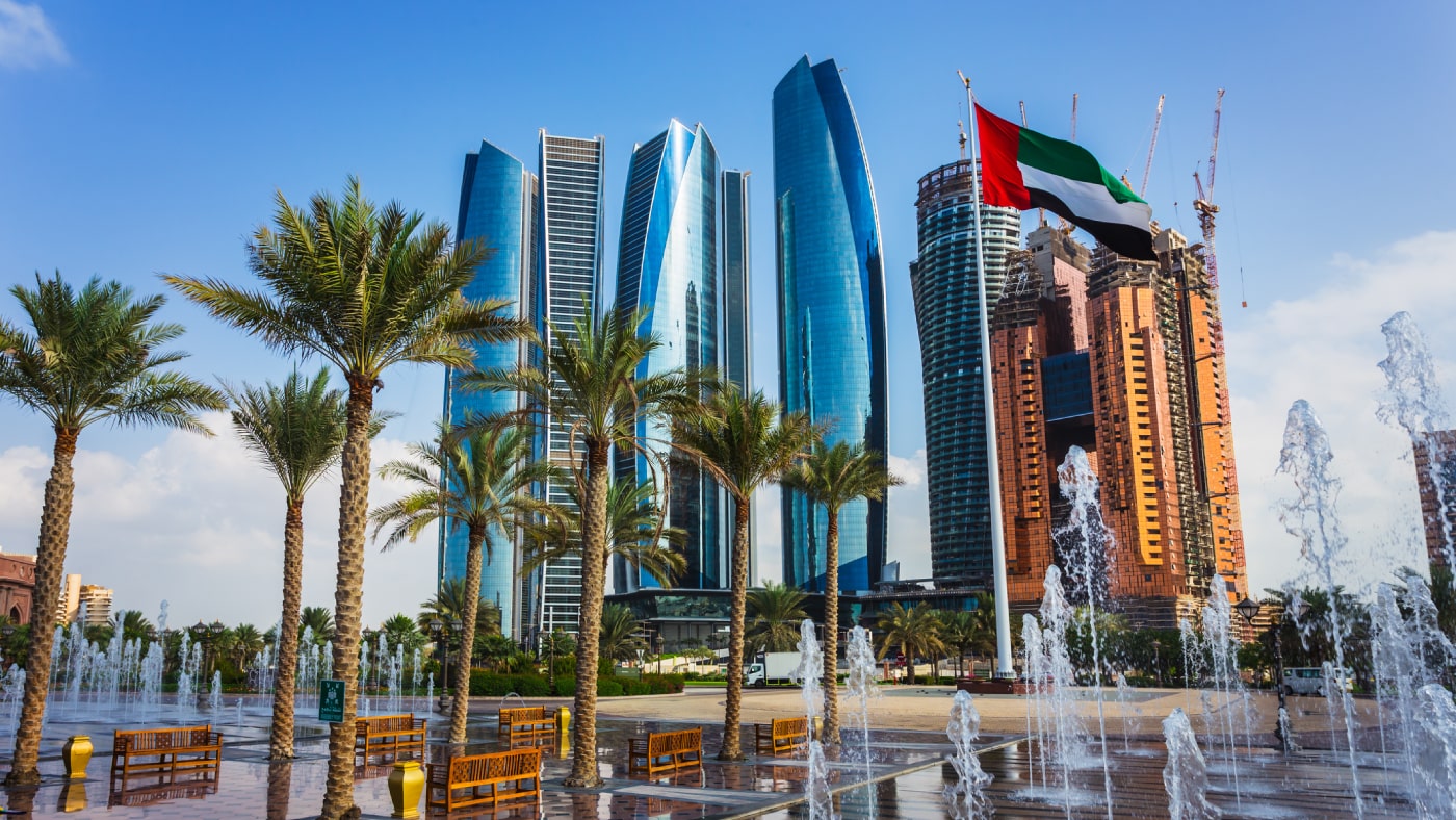 Image of Skyscrapers in Abu Dhabi, United Arab Emirates